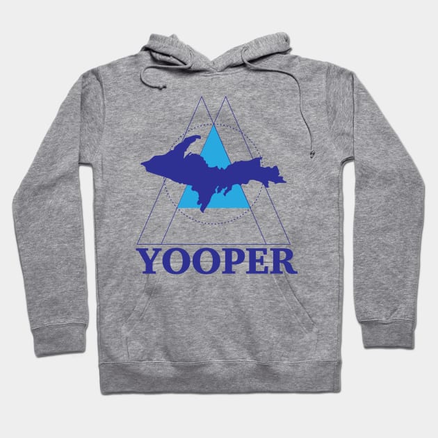 UP Yooper Upper Peninsula of Michigan Hoodie by DoctorWatsonDesigns